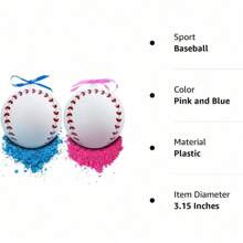 2/3pcs Gender Reveal Powder In Soccer, Basketball, Football, Baseball, Golf Ball Shapes, Unveiling Supplies For Birthday Party Atmosphere Creation,Only Applicable To Teenagers Aged 14 And Above