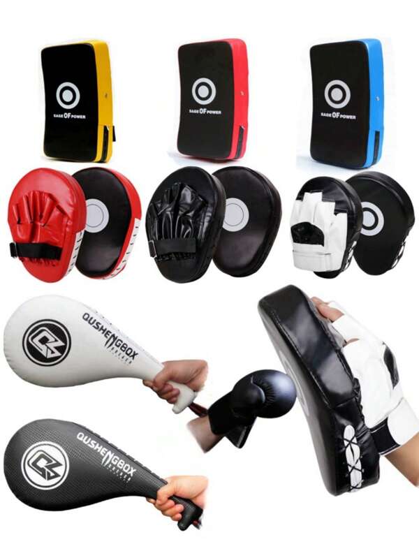 1pc Boxing Scattering Practice Hand Target, Curved Scattering Boxing Target, Taekwondo Reaction Training Sports Equipment For Boxing Martial Arts Fitness