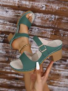 Women's Casual Fashion High Heel Sandals, Export Edition