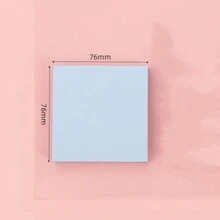 100pcs/Pack Colorful Sticky Notes, Removable Self-Adhesive Memo Pad, Multi-Sized Sticky Memo Paper For Notes, Messages & Reminders Back To School