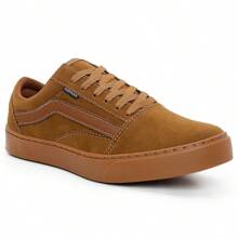 Unisex Casual Skate School Tennis Shoes Haymax Super Resistant Side-Stitched Sole - Camel - Ver 2