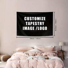 1 件定制壁挂，个性化照片印刷壁挂，定制图片壁挂，周年纪念、派对、生日、婚礼、母亲节、派对装饰、标志设计、家居装饰背景定制礼物 - 彩色 - 查看 4