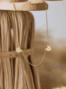 1pcCustom Paw Name Necklace, Pet Necklace, Multiple Name Necklace, Dog Paw Necklace, Pet Memorial Necklace, Gift For Mom, Birthday Gift For Her