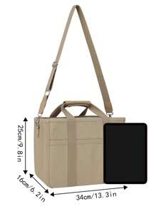 New Large-Capacity Multi-Compartment Women's Tote Bag, Fashionable, Simple And Versatile Handbag, Niche Design, Portable And Adjustable Shoulder Strap, Mommy Shoulder Crossbody Bag, Suitable For Commuting, Going Out, Shopping And Storage., Best Mother Day Gifts Ever