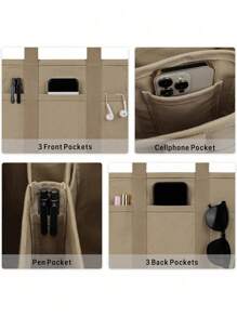 New Large-Capacity Multi-Compartment Women's Tote Bag, Fashionable, Simple And Versatile Handbag, Niche Design, Portable And Adjustable Shoulder Strap, Mommy Shoulder Crossbody Bag, Suitable For Commuting, Going Out, Shopping And Storage., Best Mother Day Gifts Ever