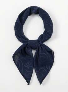 1pc Bandana Paisley Patterned Headscarf, Neckerchief - Multicolor - View 3