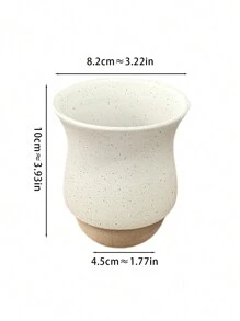1 件复古粗陶陶瓷杯，简约优雅的设计，适合情侣、早餐、牛奶、咖啡、家用水杯、日本茶杯返校 - 彩色 - 查看 11