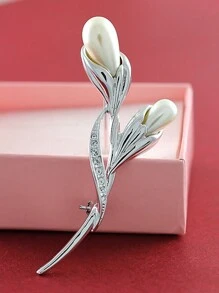 1 chiếc ghim cài áo hình hoa đính đá pha lê kiểu cổ điển, làm từ hợp kim kẽm, thích hợp trang trí tiệc cưới, phụ kiện ngày Valentine, phù hợp cho Giáng sinh, Halloween và các dịp khác, dễ thương và vui nhộn, món quà tuyệt vời dành cho bạn bè và giáo viên. - Nhiều màu - Xem 10