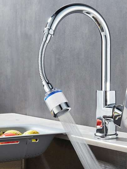 2/6 pezzi Estensore per rubinetto, Estensore filtro acqua per rubinetto, Aeratore universale, Soffione doccia, Filtro acqua, Accessori per il bagno a prova di schizzi