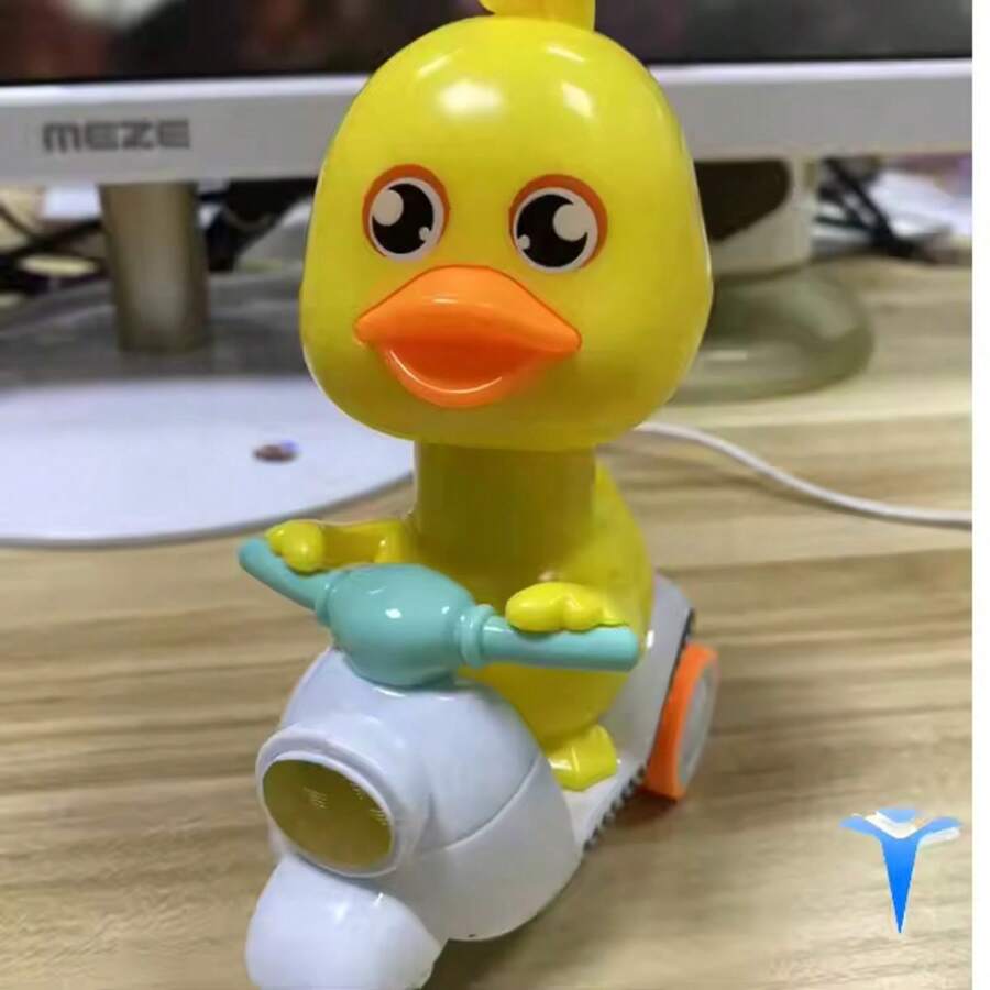 Mini Moto Juguete De Fricción Pato Colorido Para Bebe