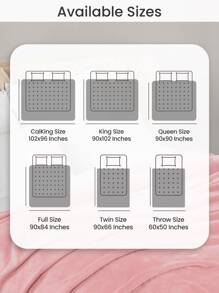Utopia Bedding Fleece Blanket – 250 GSM Luxury Bed Blanket – Ultra-Soft, Anti-Static Microfiber Cover – Cozy And Warm Fuzzy Throw - Pink Room Bathroom - 粉色 - 查看 4