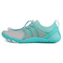 Men's Water Sports Shoes, Breathable Quick-Dry Kayaking Shoes, Men's Swimming Shoes, Fitness Shoes, Squatting Shoes, Jumping Shoes, Fitness Sports Shoes, Trekking Shoes, Barefoot Aqua Shoes, Breathable Mesh Upper Rubber Sole Shoes Mesh Sandals, Black Sandals, Colorblock Sandals, Ombre Water Shoes, Ombre Sandals, Blue Sock Shoes, White Sock Shoes, Black Sock Shoes, Red Sock Shoes, Grey Sock Shoes - Mint Green - View 6