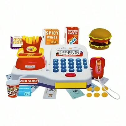 Caja Registradora Juguetes Supermercado Infantil Hamburguesa