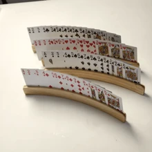 1/2/4 Pcs Solid Wood Playing Card Holders, Sturdy Pine Wood Card Racks, Portable And Convenient For Storing Playing Cards, Enhances Gaming Comfort, Hands-Free, Suitable For Playing Cards, Photos And Phones, Traditional Style, Wooden. Artistic Craft Tool, Applicable For Magic And Card Games, Home, Kitchen, Events, Party Card Holders, Card Organizer Box, Card Rack, Card Game Accessories, Playing Card Holder, Playing Cards, Board Games - Wood Color - View 1