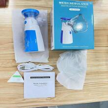 Mini Nebulizer Portable Inhaler Children Adults Rechargeable - White - View 3