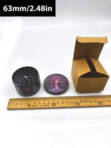 BROS 2.5"/1.57" Creative Cartoon Grinder - Multi-Layer Alloy Grinding Tool - Compact Household Essential - Mini Crusher - Multicolor - View 30