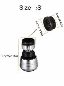 1pc 360° Swivel Faucet Extender, 2 Modes - Retractable & Rotatable, Anti-Splash Nozzle, For Kitchen Water-Saving Upgrade, Home Bathroom Decor, Autumn, Back To School Decor - Multicolor - View 6