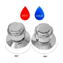 Juego de manerales Redondos metálicos para regadera baño pared doble comando acabado cromado resistente con chapetón acero inoxidable fácil instalación