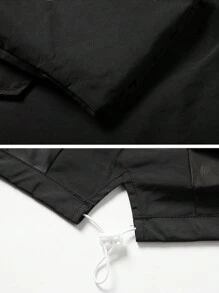 Spring/Autumn Long Sleeve Hooded Waterproof Mid-Long Windbreaker Jacket For Women Outdoor Activities