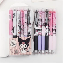 Sanrio 6pcs Sanrio Gel Pen 0.55mm Refill Hello Kitty Kuromi Melody Cartoon Quick-Dry Ballpoint Study Stationery Supplies Gift For Kids/Ballpoint Pens School Supplies Anime Cartoon School Supplies,Preppy Stationery,Hello Kitty Items>Kids Writing Tools,Kuromi Office Supplies,Back To School