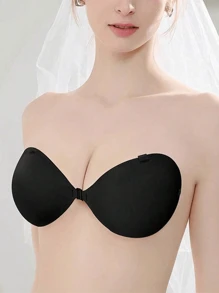 2 Pairs Of Thickened Push-Up Invisible Bras With Transparent Shoulder Straps, 3cm Thickened Small Breast Enlargement Invisible Breast Enhancement - Multicolor - View 4