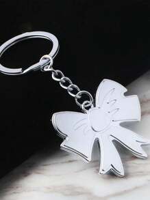 1PC Cute Bow Keychain Reverse Can Be Customized Name To Give Girls Gifts Moved To Cry