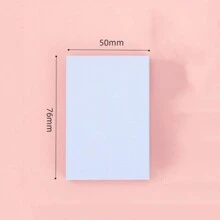 100pcs/Pack Colorful Sticky Notes, Removable Self-Adhesive Memo Pad, Multi-Sized Sticky Memo Paper For Notes, Messages & Reminders Back To School