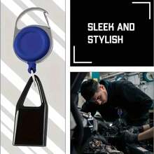 2 chiếc Giá đỡ bật lửa đàn hồi có móc chìa khóa và kẹp, phù hợp với bật lửa cỡ thông thường, tiện lợi để cất giữ bật lửa và chìa khóa an toàn mọi lúc, mọi nơi - Nhiều màu - Xem 7