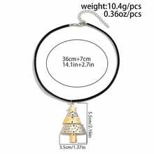 1pc Christmas Tree Star Pendant Necklace For Women, Minimalist Resort Pine Tree Tassel Clavicle Jewelry