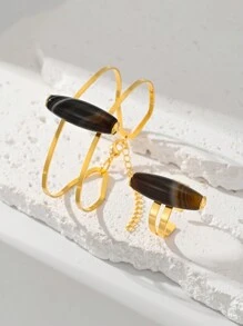 مجموعة جديدة من أساور النساء والخواتم والمجوهرات بطراز بوهيمي وسلسلة سحق، مناسبة للارتداء اليومي وهدايا العطلات