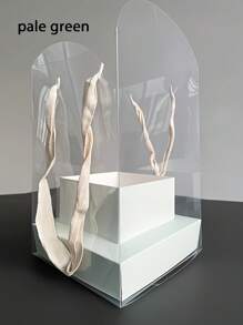 1/5pcs, Hand Flower Box, Transparent Waterproof Flower Packaging Box, Flower Tote Bag, Flower Art Flower Arrangement Box, Mother's Day Flower Box, Florist Supplies Package Flower Material, Small Business Supplies, Party Favors Valentine's Day