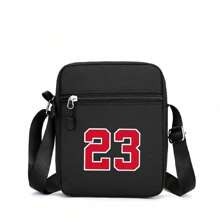 A Casual And Versatile Sports, Football Basketball Crossbody Bag With Colorful Splash Prints. Zippered Square Made Of Nylon, A Coin Purse That Can Be Worn On The Shoulder. Suitable Teen To Use In Daily Life, Going Out, Traveling, School Shopping. Birthday, Christmas, Back-To-School Gifts. Prints Are Randomly Placed. - Multicolor - View 13