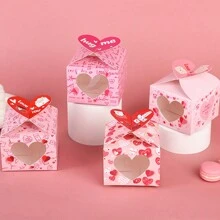 Heart Shaped Hollow Box, Gift Box For Valentine's Day, Party Gift Package Back To School Valentine's Day