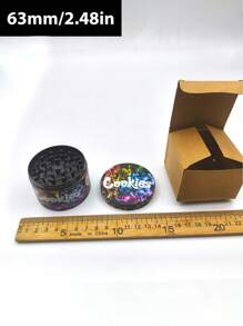 BROS 2.5"/1.57" Creative Cartoon Grinder - Multi-Layer Alloy Grinding Tool - Compact Household Essential - Mini Crusher - Multicolor - View 17