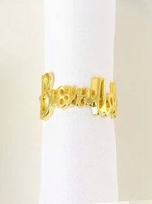 1/2/4/6pcs, Eid Al-Adha Napkin Rings, Ramadan Table Decoration Napkin Clasp, Napkin Holder - Multicolor - View 2