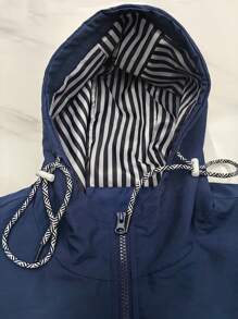 Spring And Autumn Long Sleeve Water Repellent Mid-Length Windbreaker Women Hooded Thin Coat For Outdoor Activities.