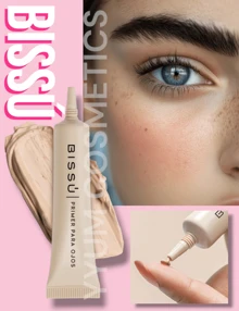 Nuevo Primer De Ojos Bissu Original Fijador sombras ojos Eyeshadow Primer unifica el color de tus parpados, aplicación suave, acabado mate garantiza la máxima vitalidad de la sombra durante todo el día - Primer Para Ojos Bissu - Ver 2