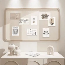 1pc Multi-Color Felt Pin Board, Vintage Felt Wall Decor Board, Photo Display Wall Home Decor Back To School Room Decor School Supplies - 40*60cm - View 2