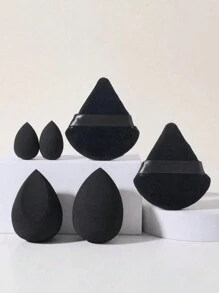 6件套多色化妆海绵套装包含：2个三角粉扑 + 2个化妆海绵 + 2个迷你化妆海绵，适用于各种化妆和清洁场景。化妆海绵适用于液体、膏状和粉状产品，可重复使用和清洗，柔软且不含乳胶，适用于腮红、粉底、保湿霜和散粉。是初学者理想的化妆工具套装，也是理想的旅行化妆套装，适合作为情人节、母亲节、感恩节、圣诞节礼物，也适合作为赠品、旅行用品、平价好物和旅行必备品。 - 彩色 - 查看 11