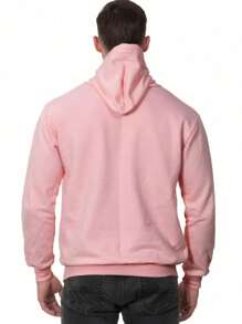 Men Sweatshirts - Màu Hồng baby - Xem 3
