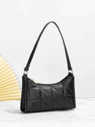 Women's Embroidered Shoulder Bag, Fashion Shoulder Bag, Versatile Female Handbag