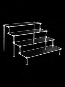 Acrylic Multi-Layer Cake Stand, Transparent Display Rack, Dessert Tiered Cupcake Stand, Wedding Party Snack Tower Back To School