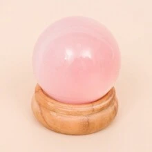 1 Stück vintage einfacher Holzsockel für Kristallkugel - modischer Heimdekoration Glaskugel Kristallkugel Ständer, Heimdekoration, Raumdekoration