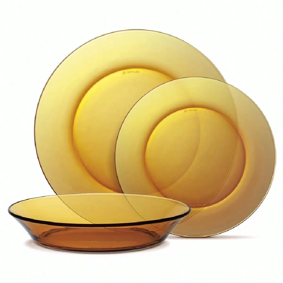 Duralex Lys Ambar 18-Piece Dinnerware Set - ambar - 查看 1