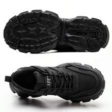 UMBURLLY Men Steel Toe Safety Shoes Puncture Resistant Breathable Slip-Resistant Lightweight Soles, Suitable For Outdoor And Indoor Work