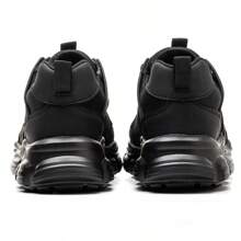 UMBURLLY Men Steel Toe Safety Shoes Puncture Resistant Breathable Slip-Resistant Lightweight Soles, Suitable For Outdoor And Indoor Work