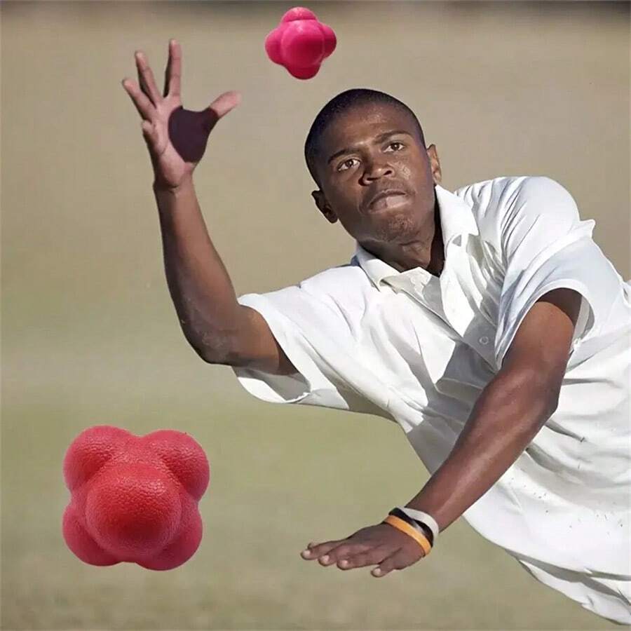 Agility Master Reaction Ball - Boxing Speed Training Equipment For Enhanced Reflexes And Hand-Eye Coordination - Hexagonal Design For Unpredictable Bounces