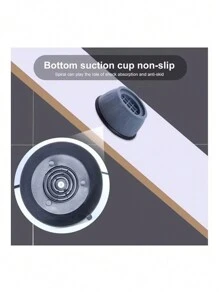 4-Piece Washing Machine Feet Pads Grey 8*8*3CM - Multicolor - View 4