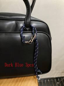 Colorful Braided Rope Creative Bag Charm Couple Bracelet Anklet Bag Accessories Multipurpose DIY Nylon Cord Fashion Car Keychain For Young Men Women College Students Christmas Gifts Gift Thanksgiving