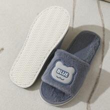 2024 New Cute Indoor Leisure Comfortable Cartoon Fluffy Anti-Slip Slip-On Slippers, Suitable For All Seasons